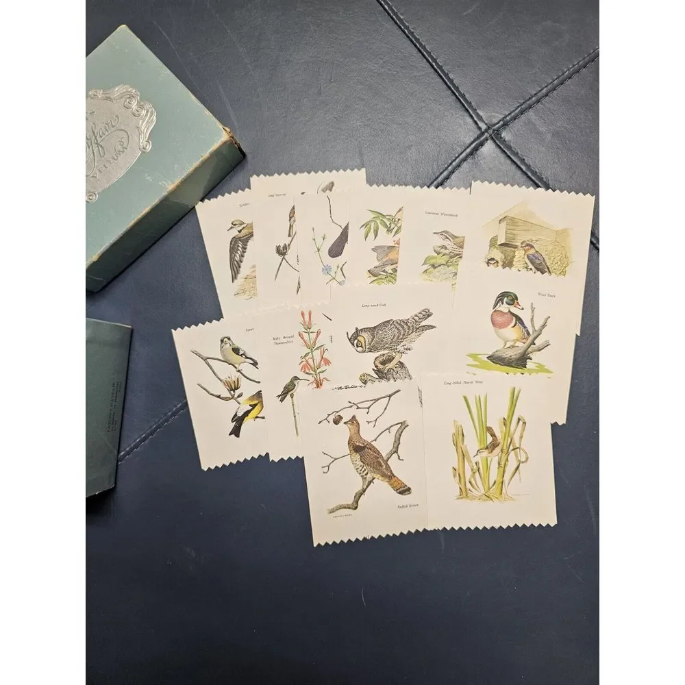 Eatons Mayfair Vellum Stationery Cards Name Tags Birds Vintage With Original Box
